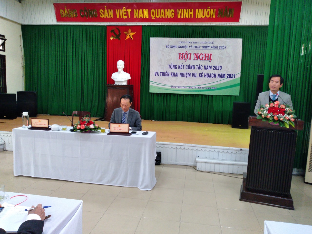 Đ/c Nguyễn Văn Phương - PCT UBND tỉnh phát biểu chỉ đạo Hội nghị